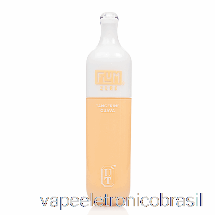 Vape Eletronico Flum Float 0% Zero Nicotina 3000 Descartável Tangerina Goiaba